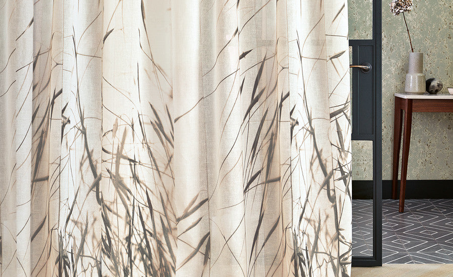 Villa Nova Ceto Atmosphere collection fire retardant curtains detail