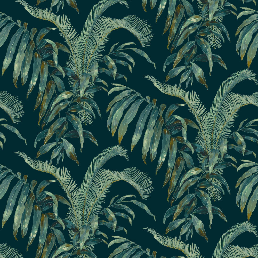 Mallion & Knowles Pavillion Teal Fire Retardant Curtains
