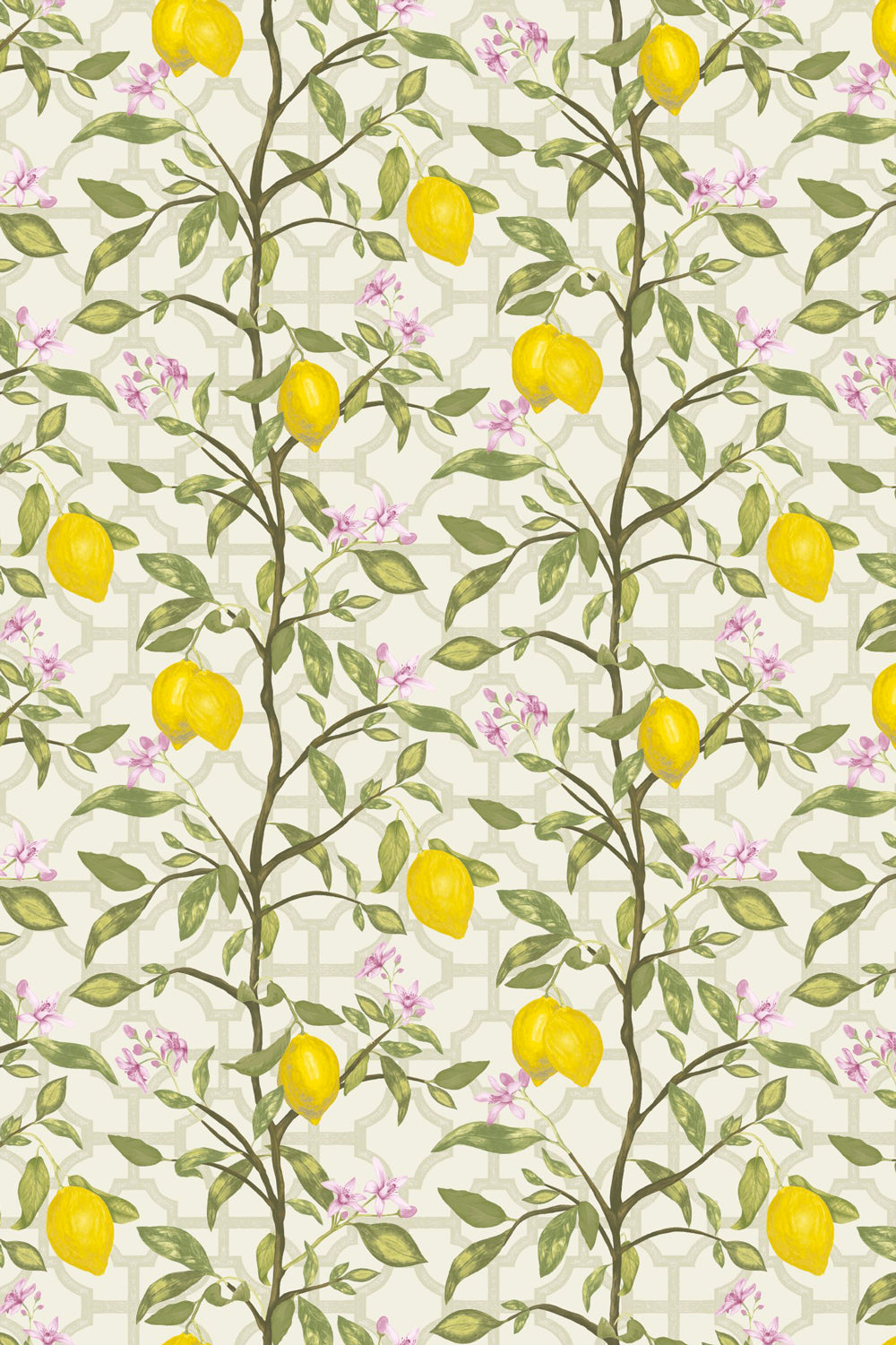 Skopos Citrus Grove Lemon Fire Retardant Curtains