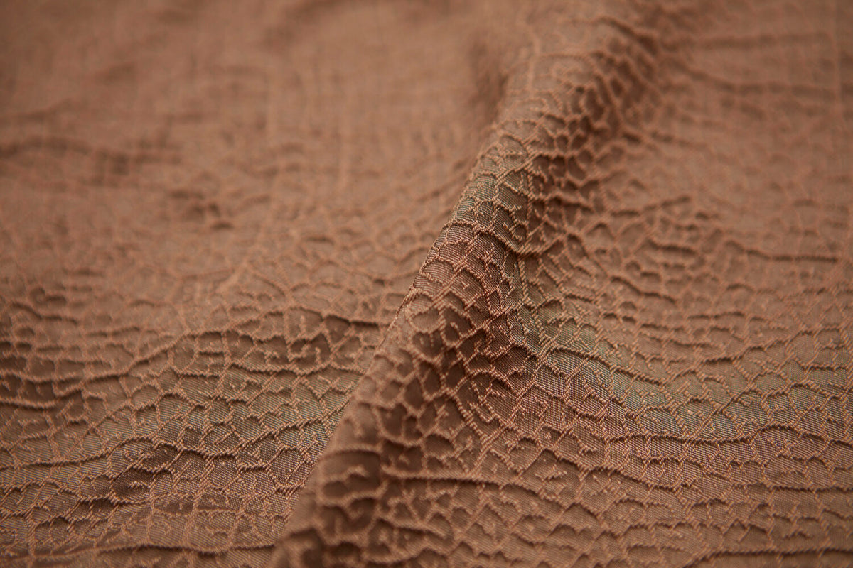 Edinburgh Weavers Crackle Copper Fire Retardant Curtains