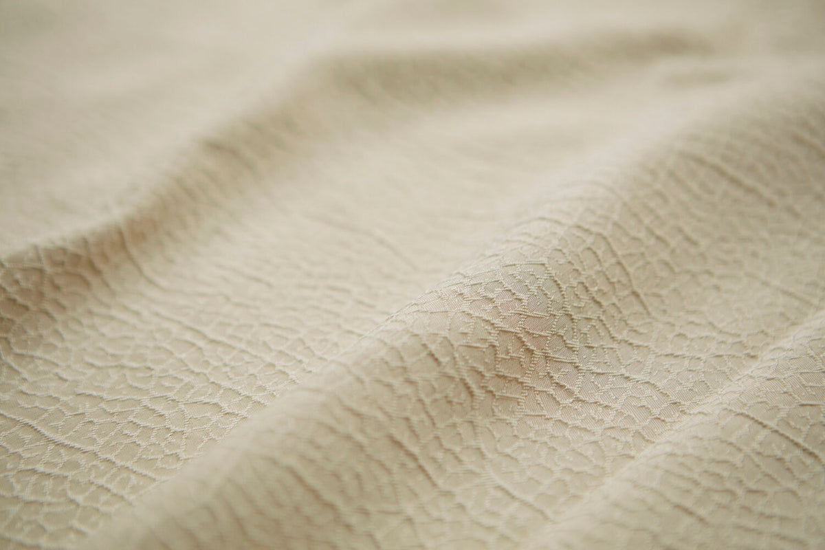 Edinburgh Weavers Crackle Cream Fire Retardant Curtains