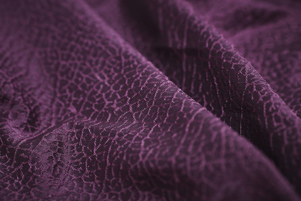 Edinburgh Weavers Crackle Plum Fire Retardant Curtains