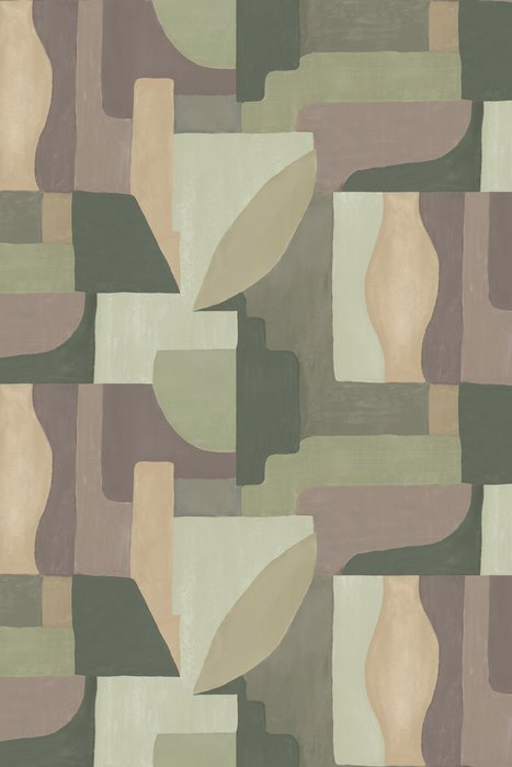 Skopos Cubist Amethyst Fire Retardant Curtains