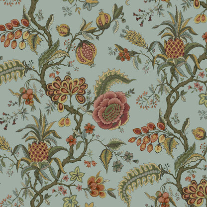 Mallion & Knowles Pompadour Willow Fire Retardant Curtains
