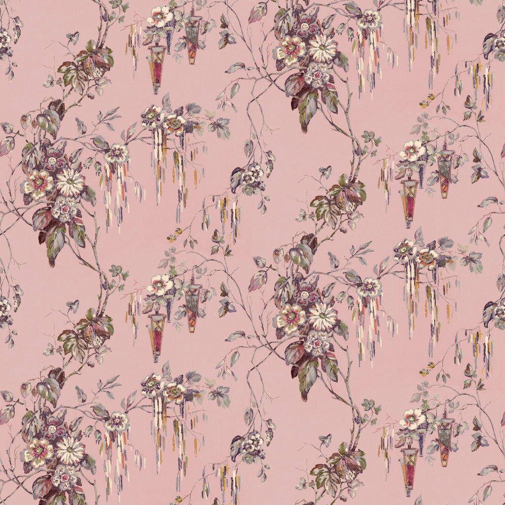Mallion & Knowles Tiffany Rose Fire Retardant Curtains