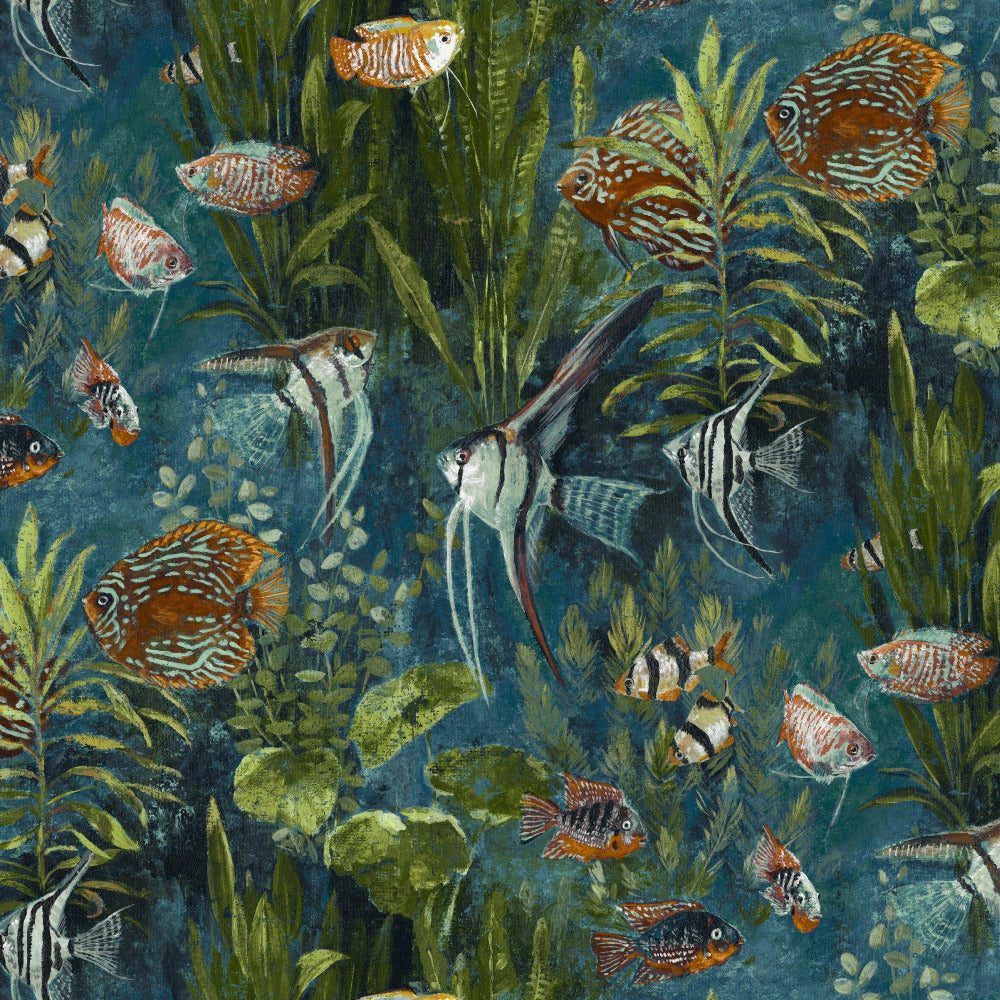 Mallion & Knowles Pisces Jade Fire Retardant Curtains