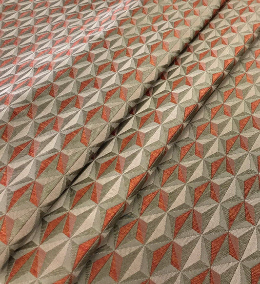 Edinburgh Weavers Delaunay Orange Fire Retardant Curtains