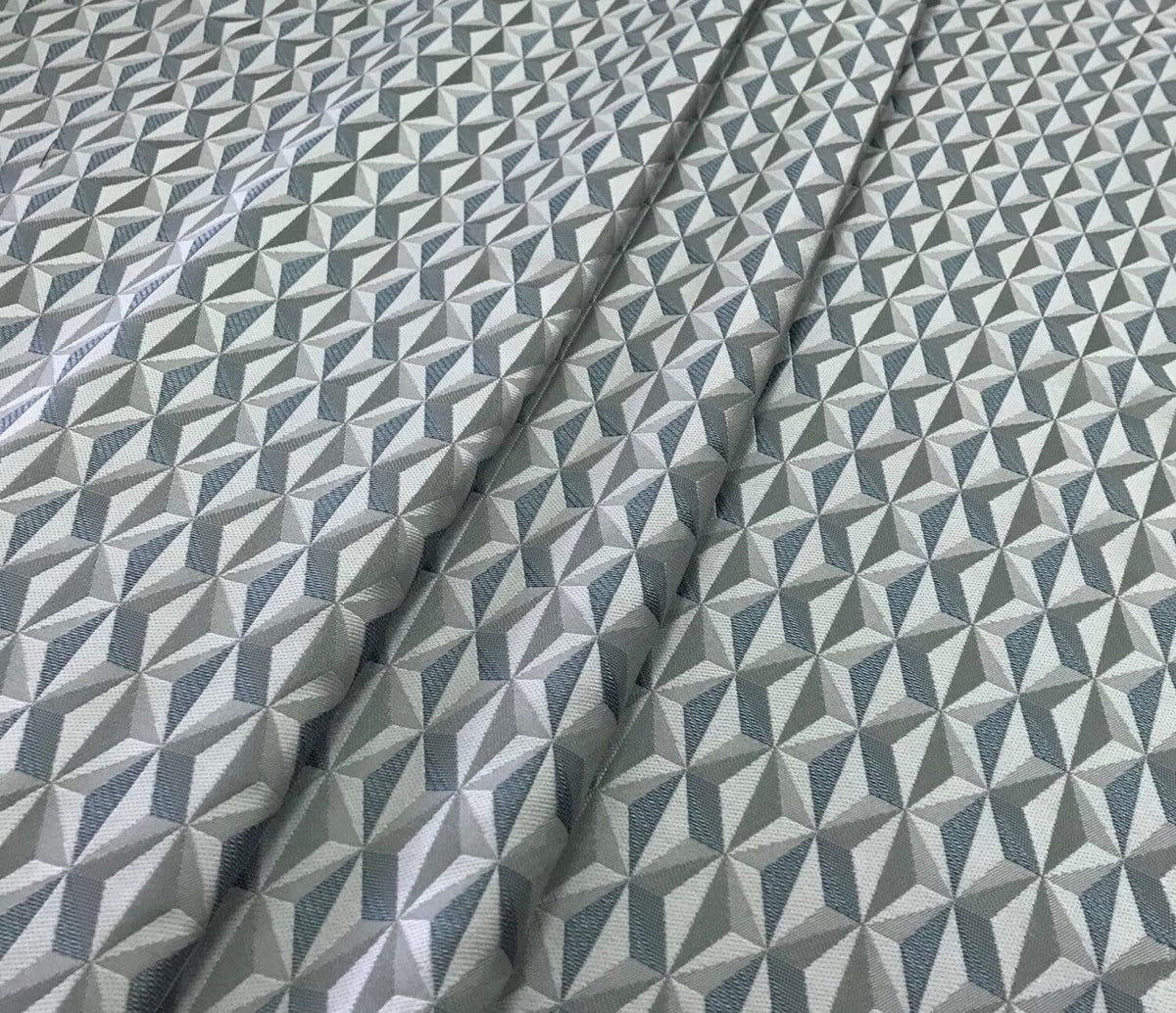 Edinburgh Weavers Delaunay Slate Fire Retardant Curtains