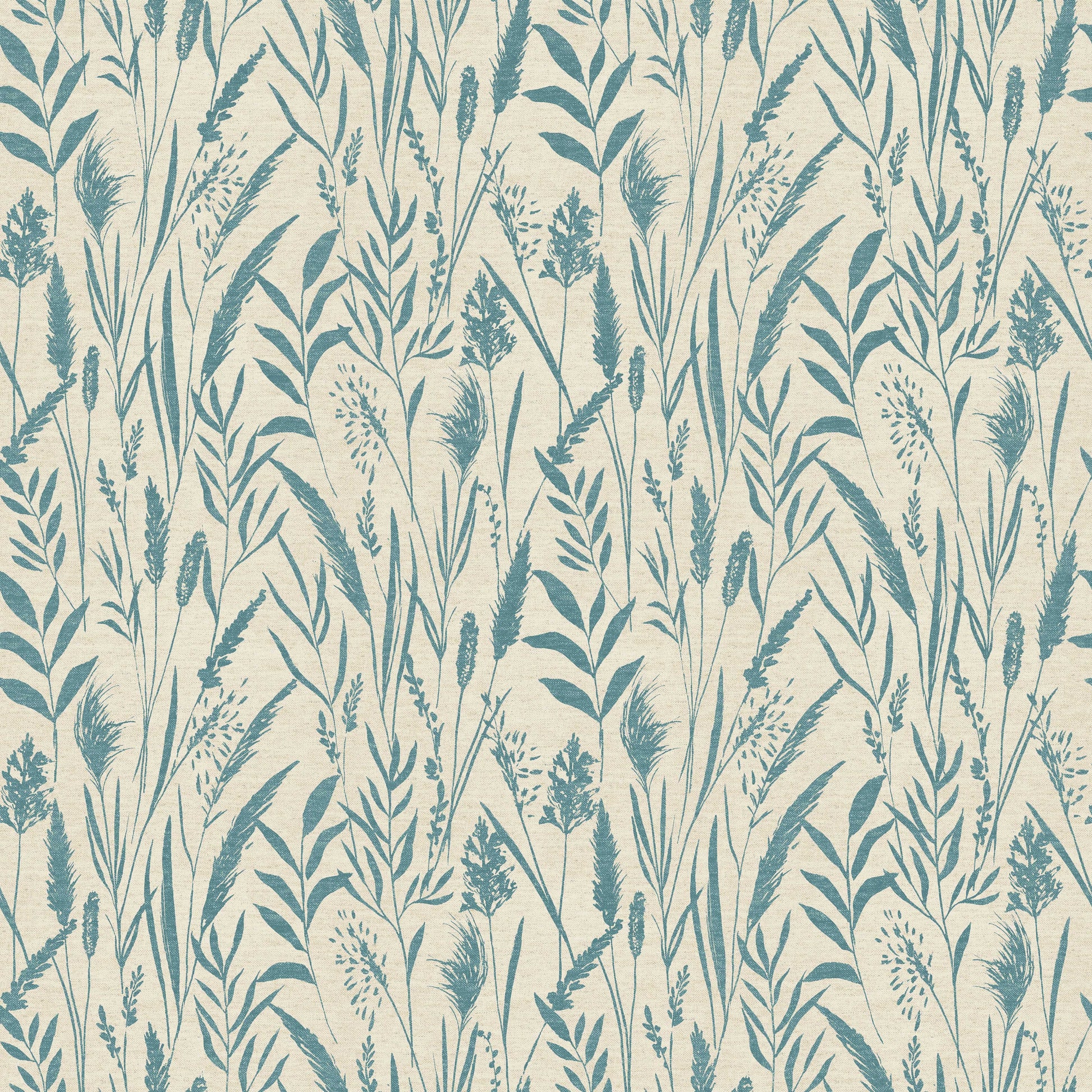 ILIV Dahlia Aquamarine Fire Retardant Curtains