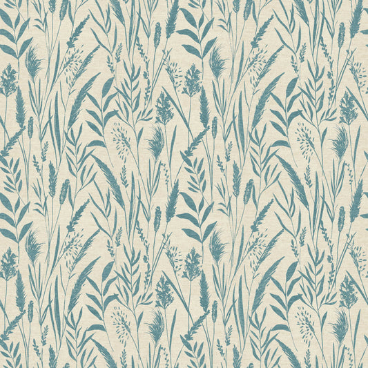 ILIV Dahlia Aquamarine Fire Retardant Curtains
