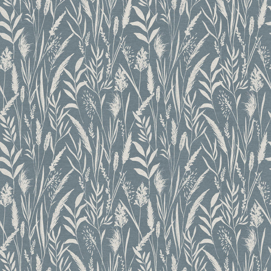 ILIV Dahlia Slate Blue Fire Retardant Curtains