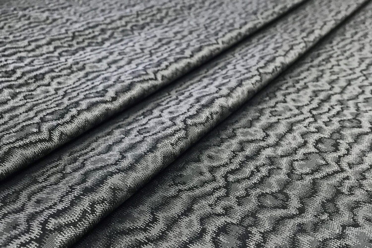 Edinburgh Weavers Echo Charcoal Fire Retardant Curtains