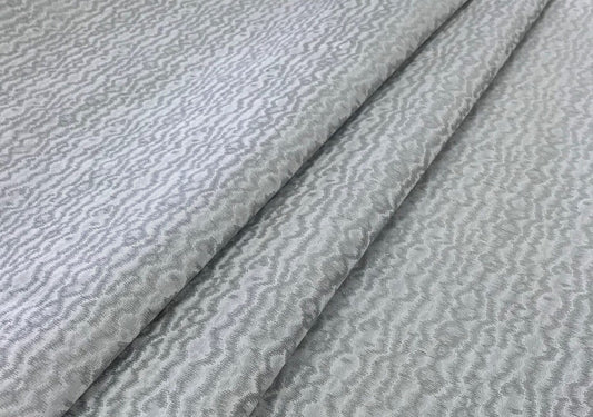 Edinburgh Weavers Echo Silver Fire Retardant Curtains