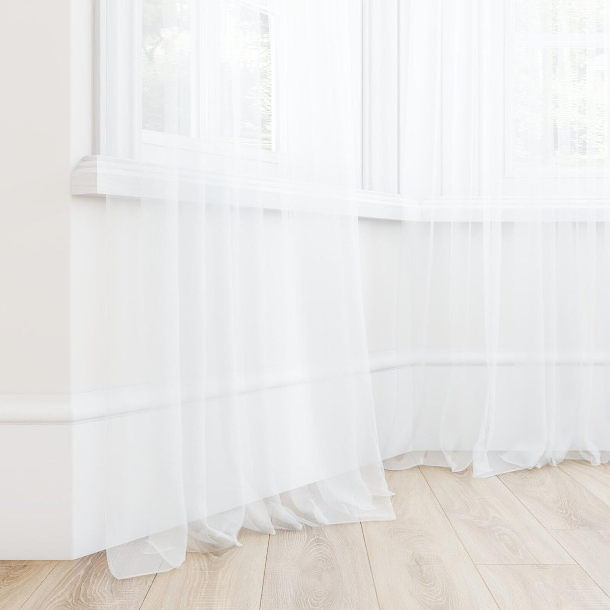 Sekers Vashon Ivory fire retardant curtain fabric, view 3