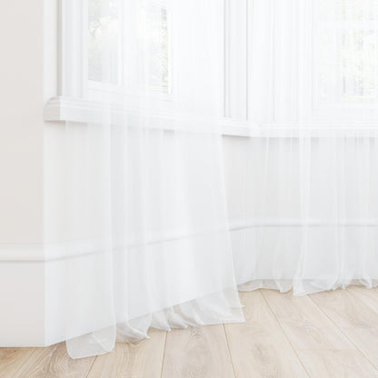 Sekers Vashon Ivory fire retardant curtain fabric, view 3