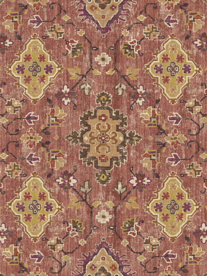 Edmund Bell Fiesta Ginger fabric flat