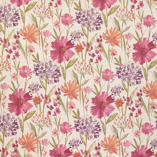 ILIV Fleur Mulberry Fire Retardant Curtains