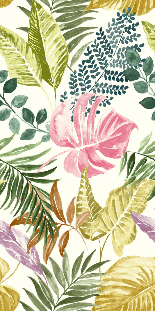 Edmund Bell Foliage Blush fabric