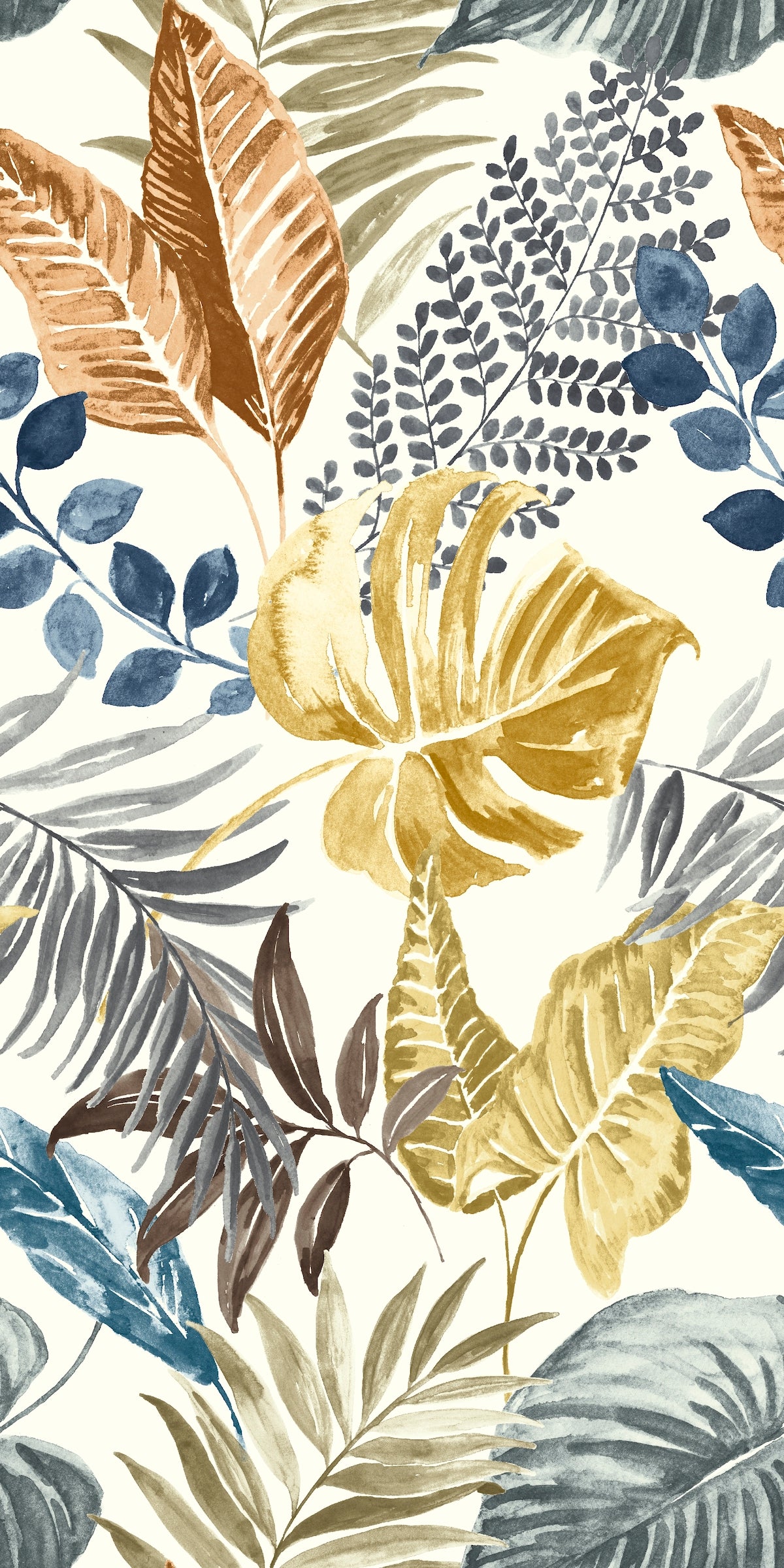 Edmund Bell Foliage Copper fabric