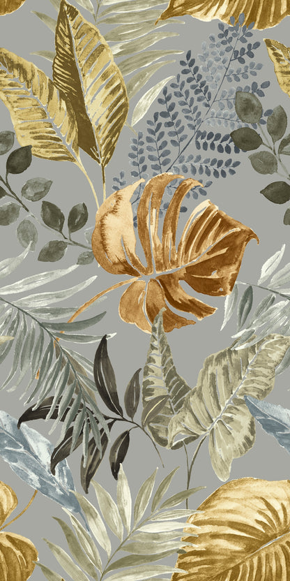 Edmund Bell Foliage Pepper fabric
