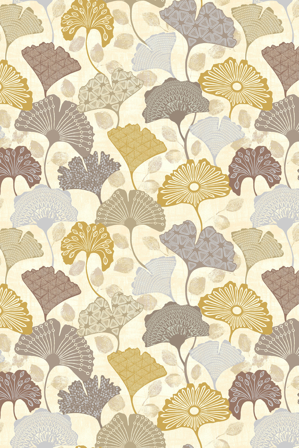 Skopos Gingko Ginger Fire Retardant Curtains