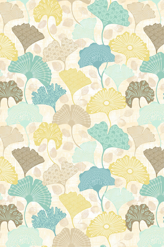 Skopos Gingko Sky Fire Retardant Curtains