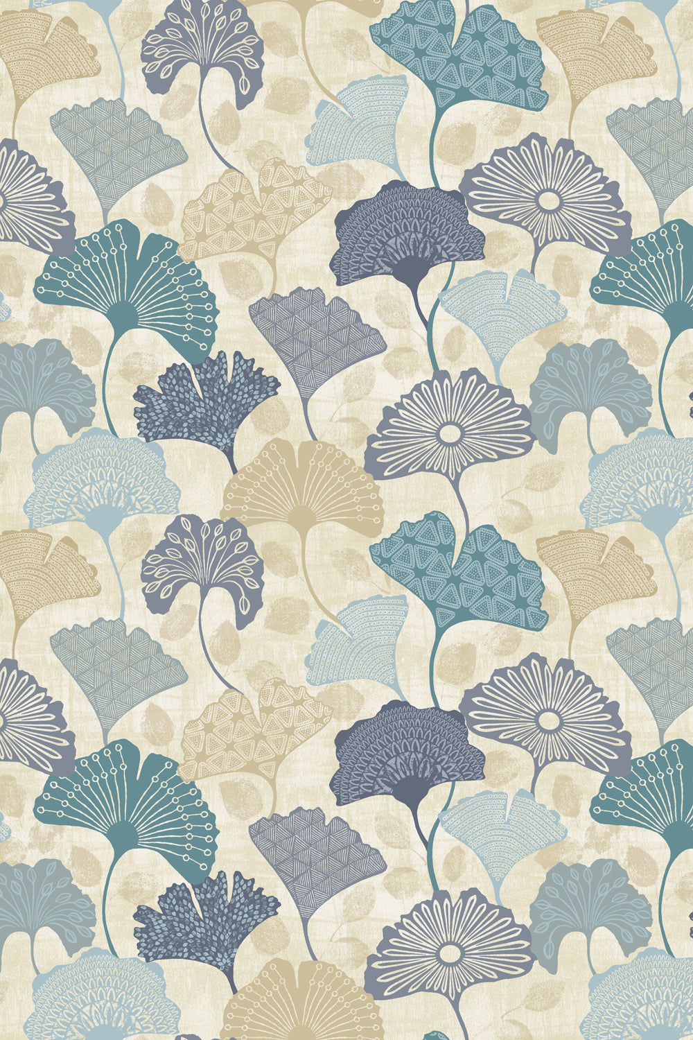 Skopos Gingko Ocean Fire Retardant Curtains