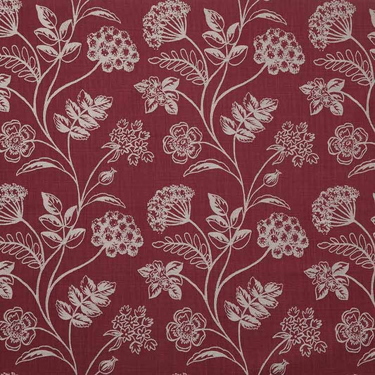 ILIV Grassington Bordeaux Fire Retardant Curtains