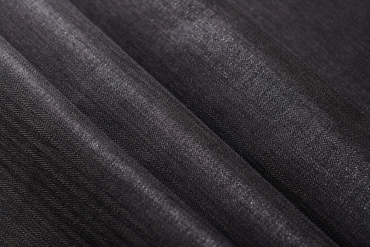 Edinburgh Weavers Gravity Charcoal Fire Retardant Curtains