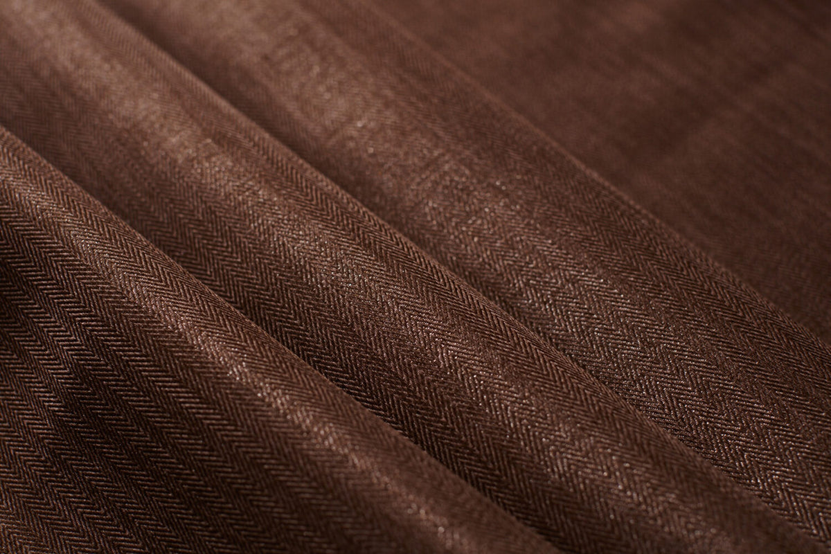 Edinburgh Weavers Gravity Chocolate Fire Retardant Curtains