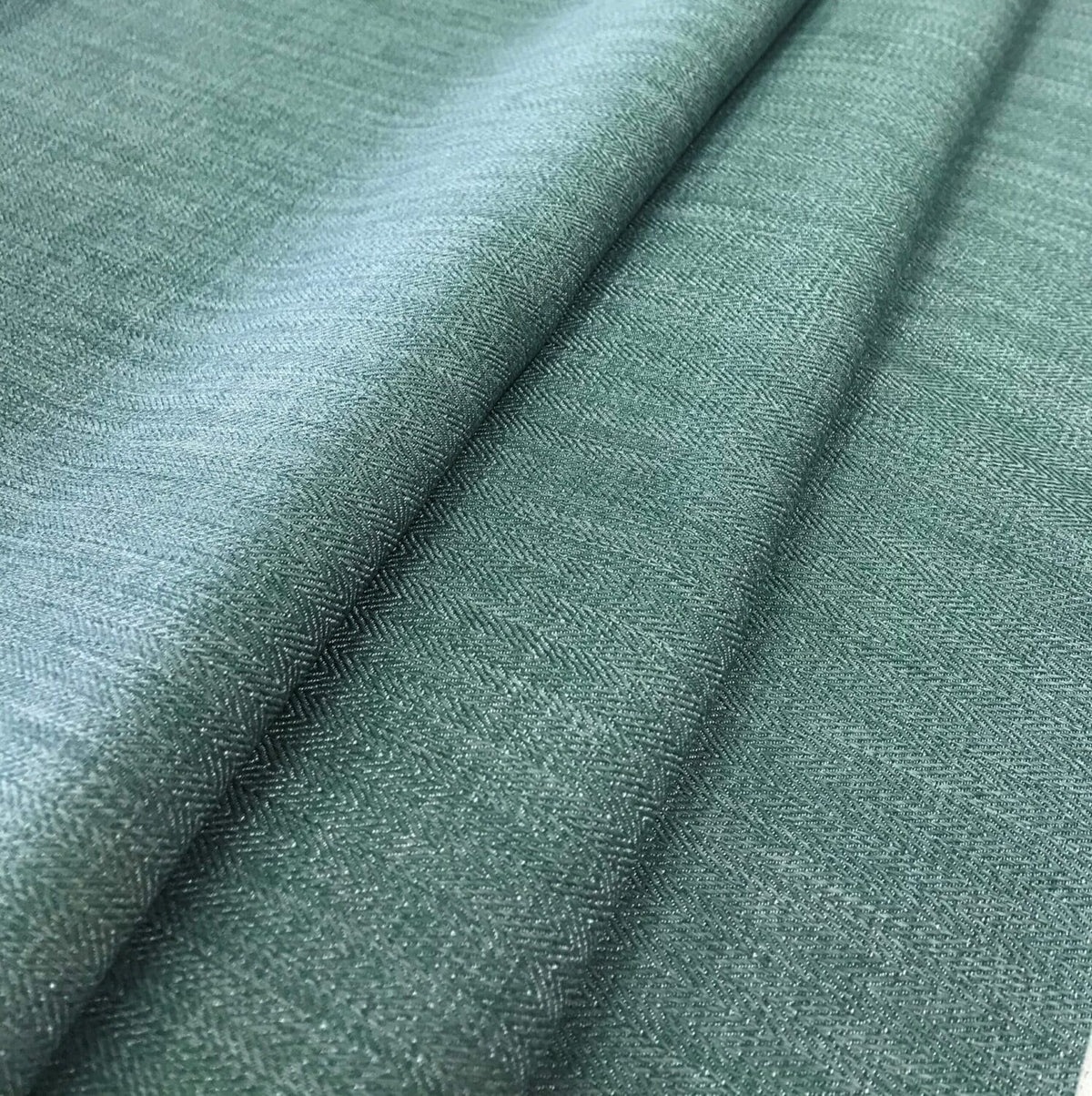 Edinburgh Weavers Gravity Teal Fire Retardant Curtains