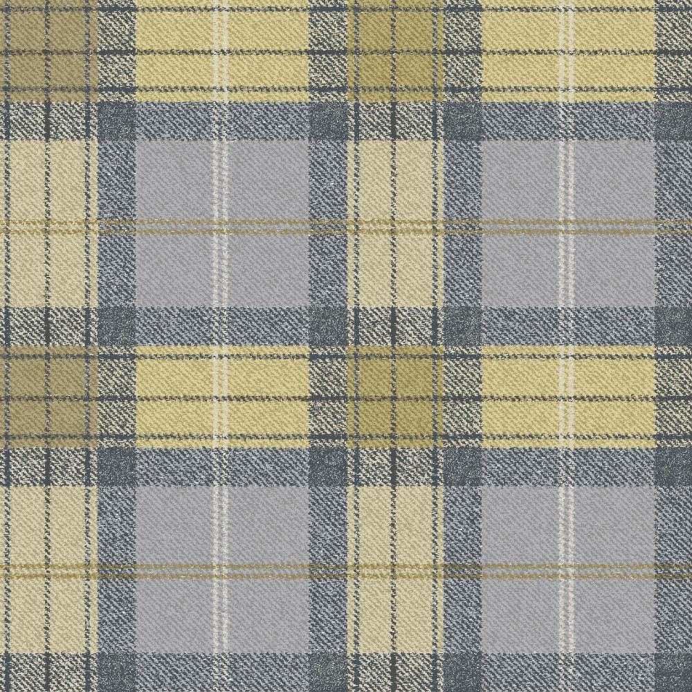 Edmund Bell Greenwich Mustard Fire Retardant Curtains