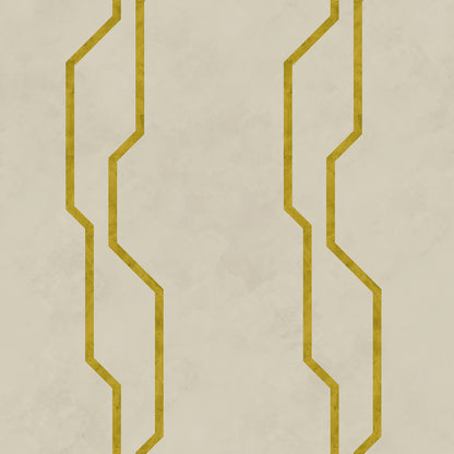 Edmund Bell Groove Citrine fabric flat
