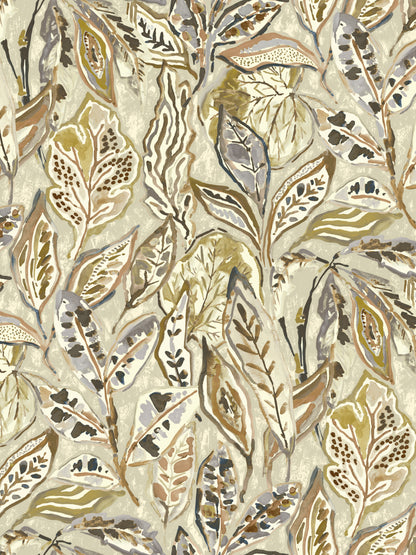 Edmund Bell Habitat Nutmeg fabric flat