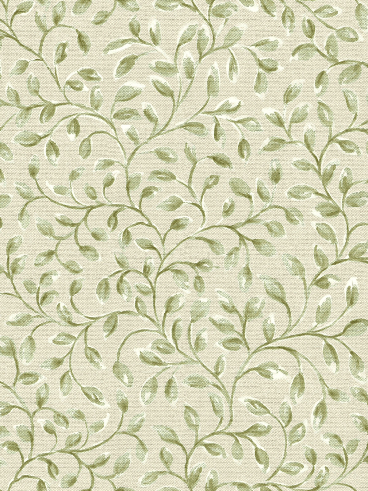 Edmund Bell Hoja Pesto fabric flat