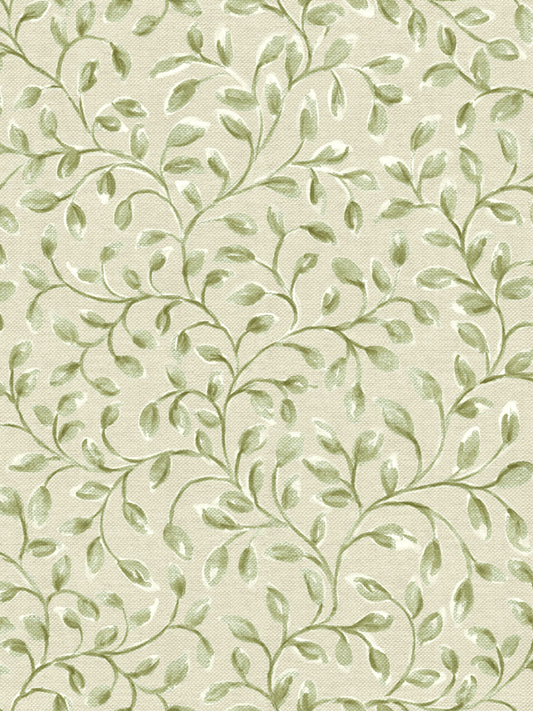 Edmund Bell Hoja Pesto fabric flat