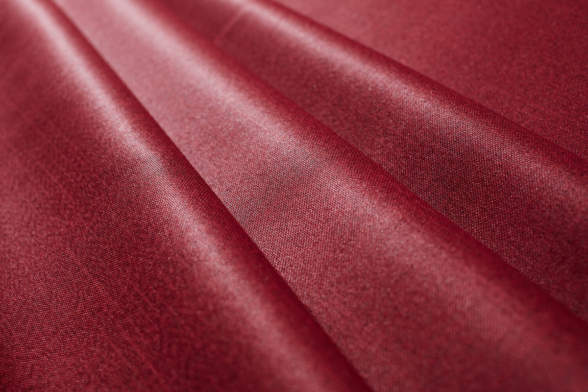 Edinburgh Weavers Horizon Raspberry Fire Retardant Curtains