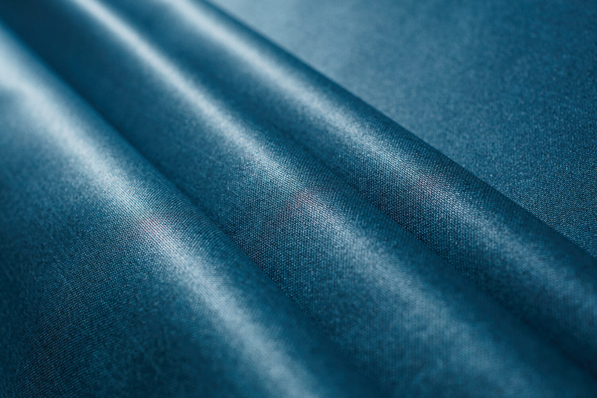 Edinburgh Weavers Horizon Turquoise Fire Retardant Curtains