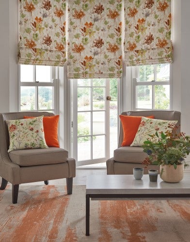 ILIV Amaryllis Papaya Fire Retardant Curtains lifestyle
