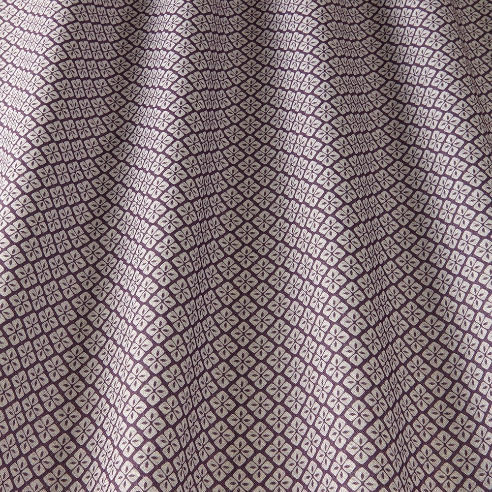 ILIV Asby Blackberry Fire Retardant Curtains wavy