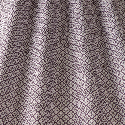 ILIV Asby Blackberry Fire Retardant Curtains wavy