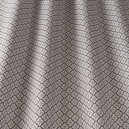 ILIV Asby Charcoal Fire Retardant Curtains wavy