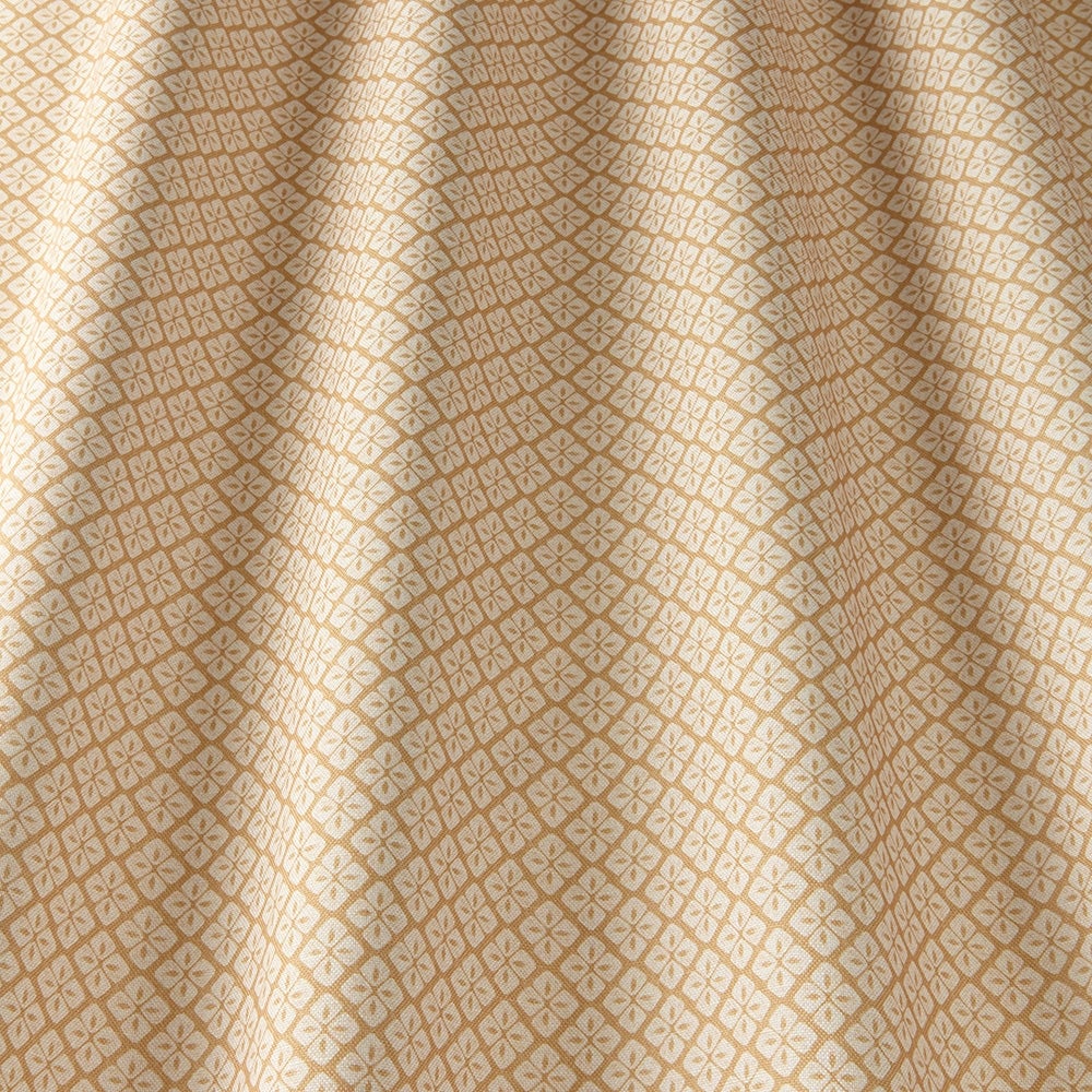 ILIV Asby Ochre Fire Retardant Curtains wavy