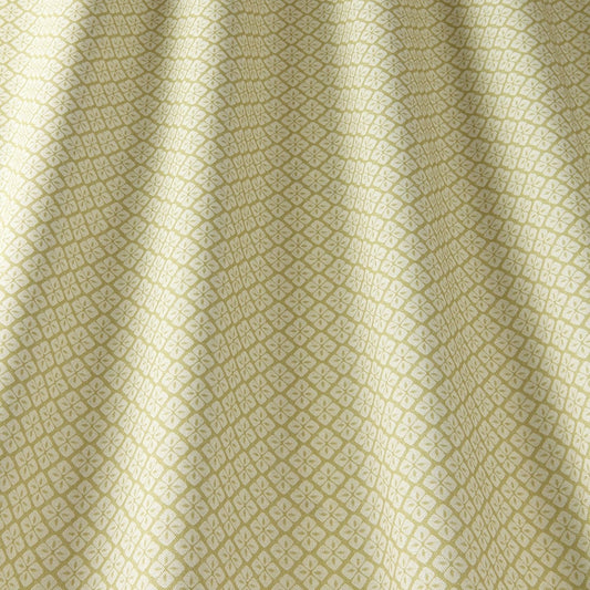 ILIV Asby Pistachio Fire Retardant Curtains wavy