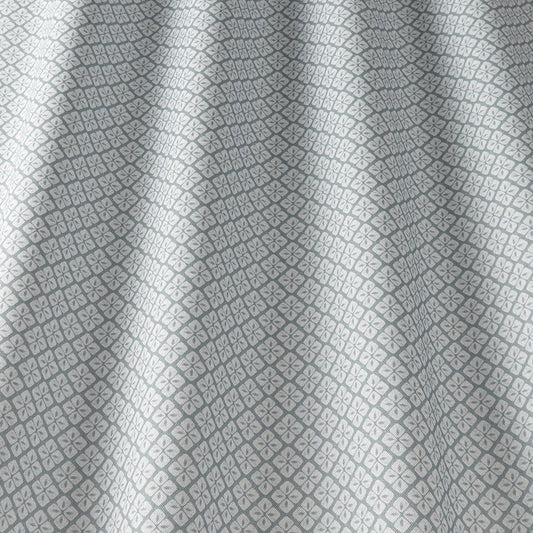 ILIV Asby Wedgewood Fire Retardant Curtains wavy