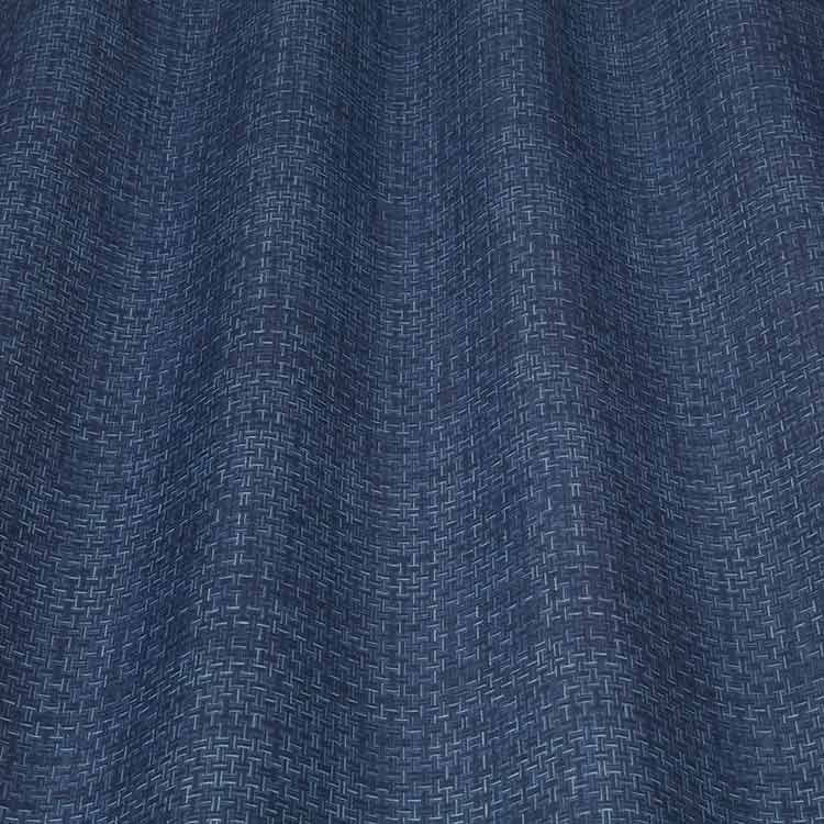 ILIV Bergen Midnight Fire Retardant Curtains wavy