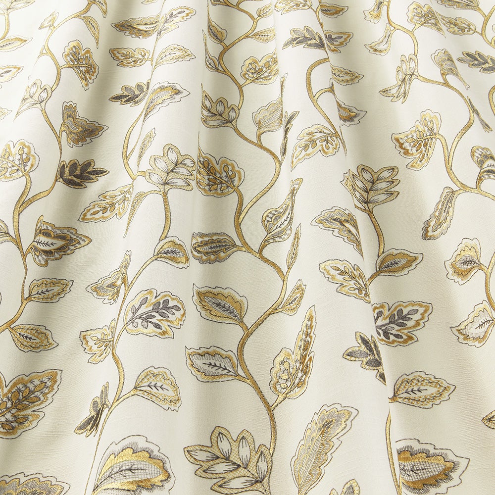 ILIV Briar Ochre Fire Retardant Curtains wavy