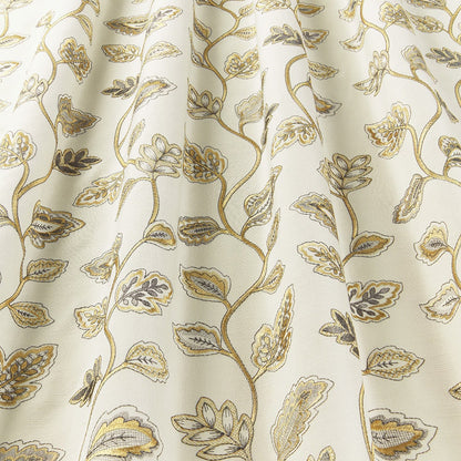 ILIV Briar Ochre Fire Retardant Curtains wavy