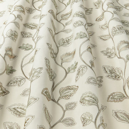 ILIV Briar Olive Fire Retardant Curtains wavy