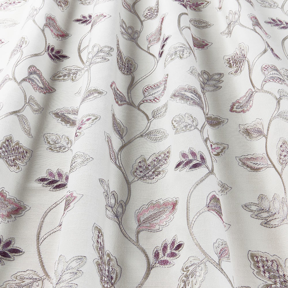 ILIV Briar Plum Fire Retardant Curtains wavy